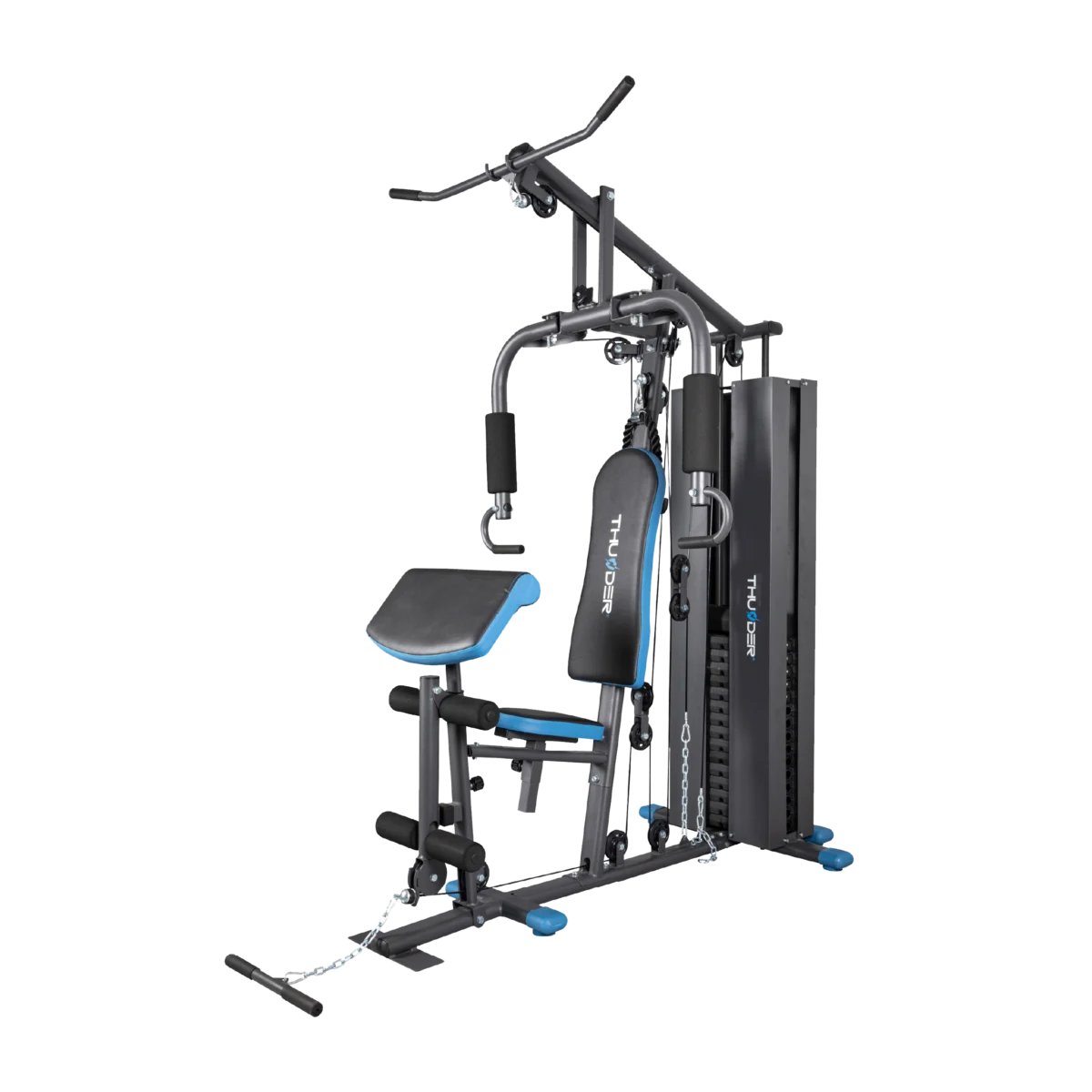 Multiestaciones y poleas ajustables