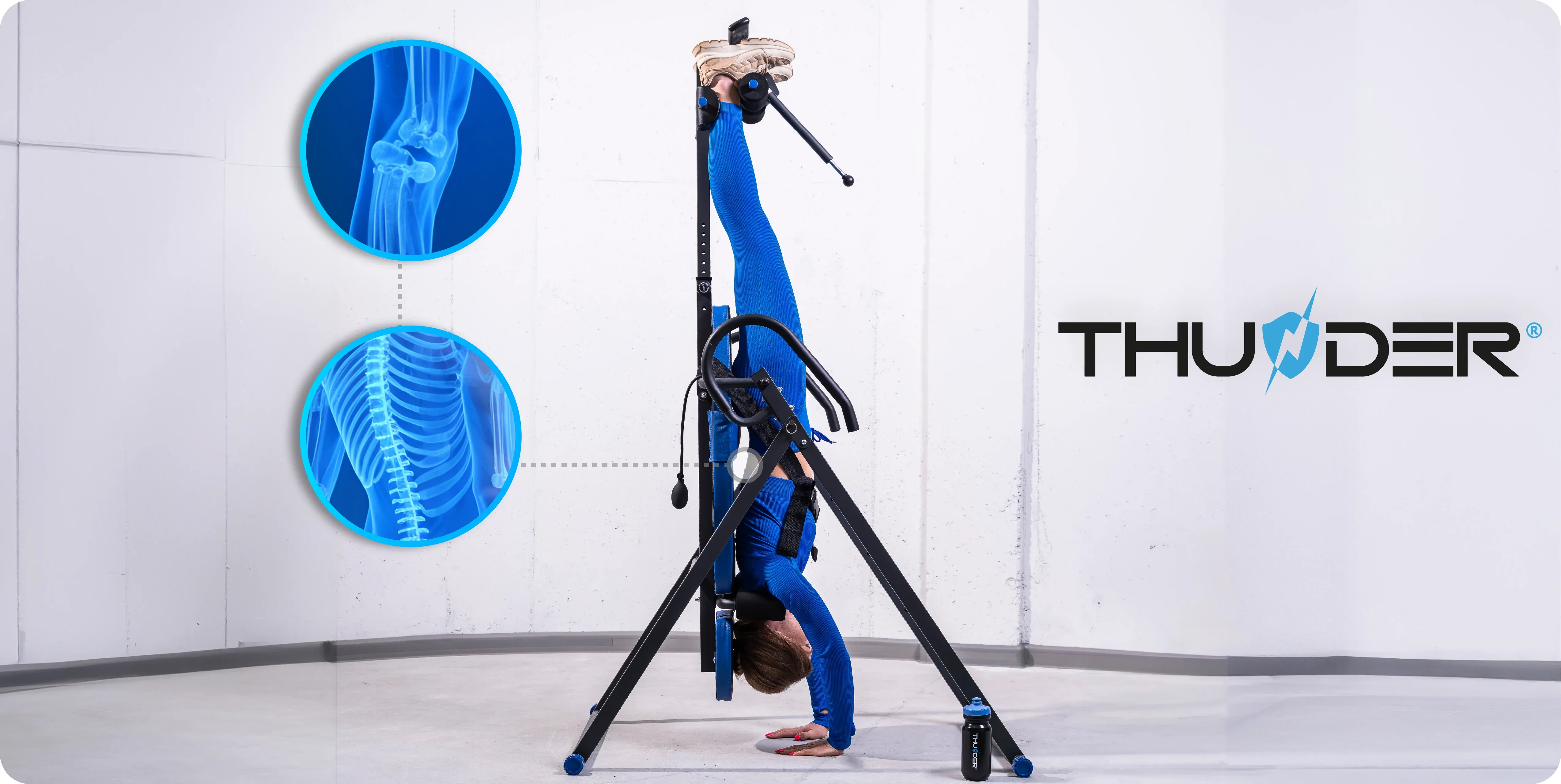 Grawitacyjna ławka rehabilitacyjna BAGGY – widok główny