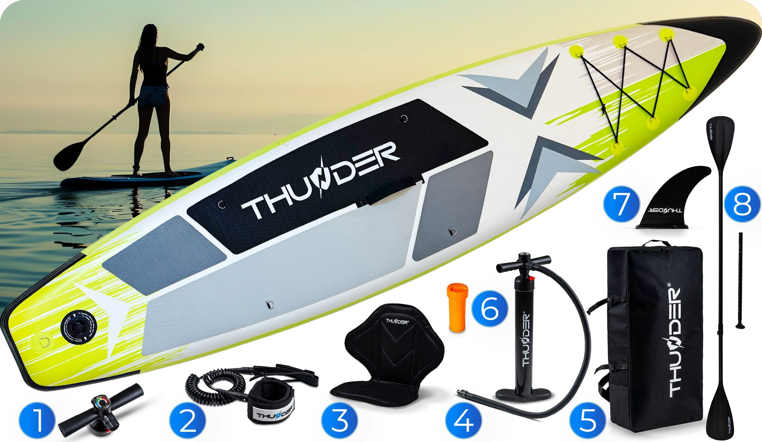 Zestaw akcesoriów do deski SUP VELA