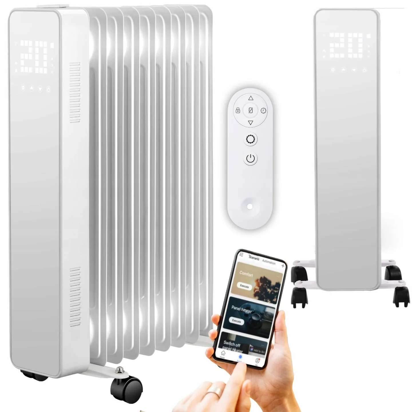 Grzejnik olejowy THUNDER SIMPLE-WHITE-2500W