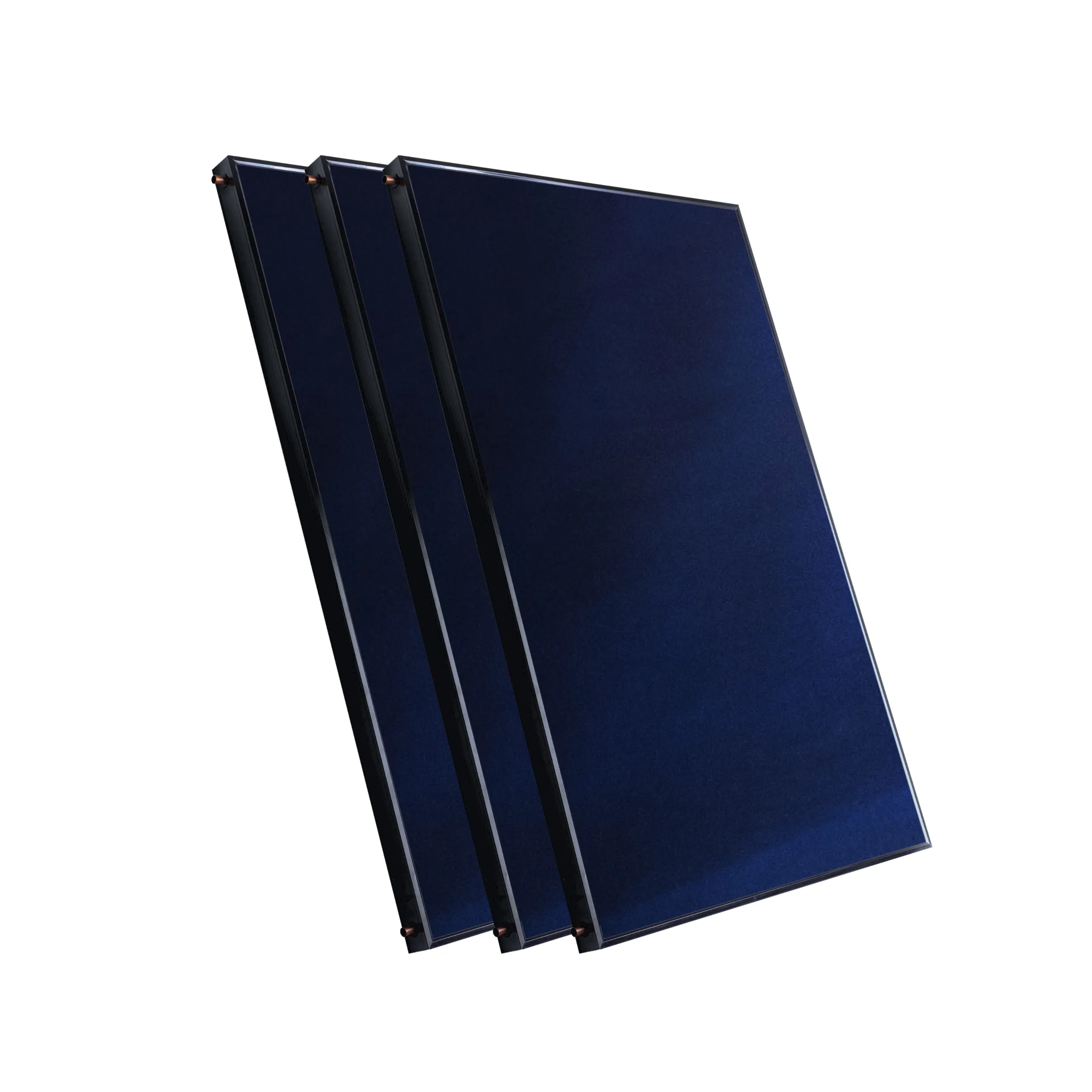 Kit solar THUNDER® con tres paneles planos de 2 m²