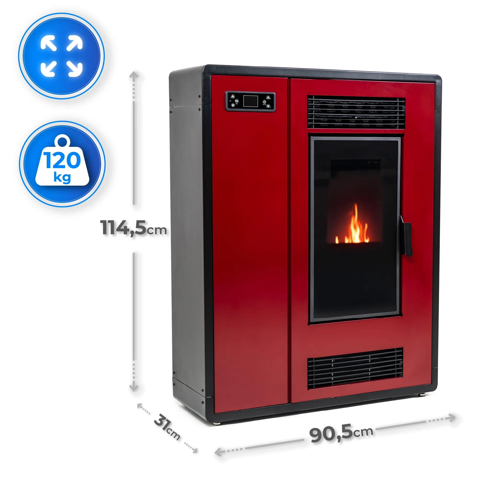 Specyfikacja pieca THUNDER ARIA-BLACK 12 kW