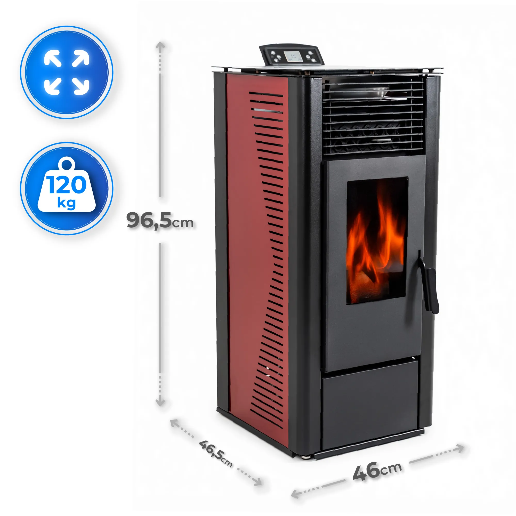 Specyfikacja pieca THUNDER ARIA-BLACK 12 kW