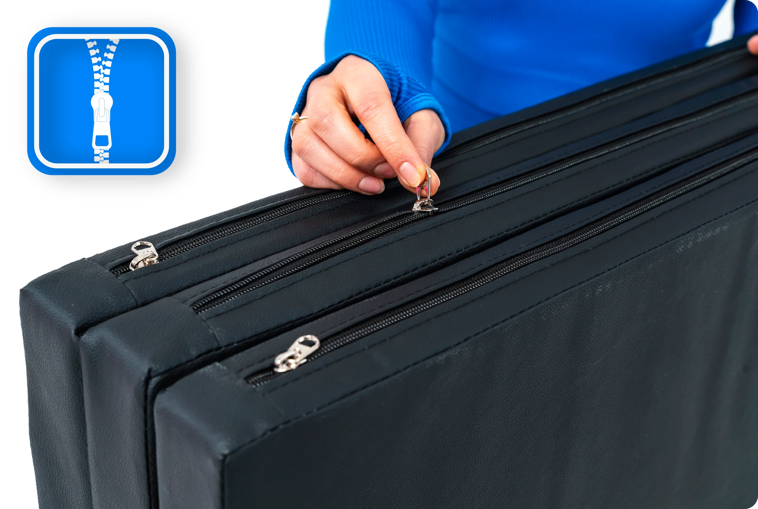 Rozpinany zamek materaca