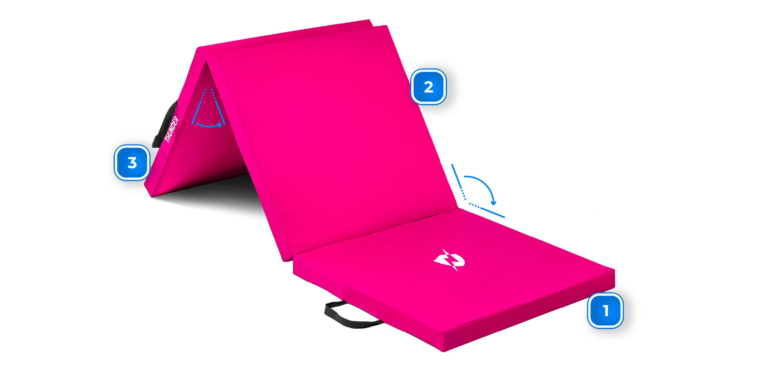 Składana konstrukcja materaca MG-03-PINK