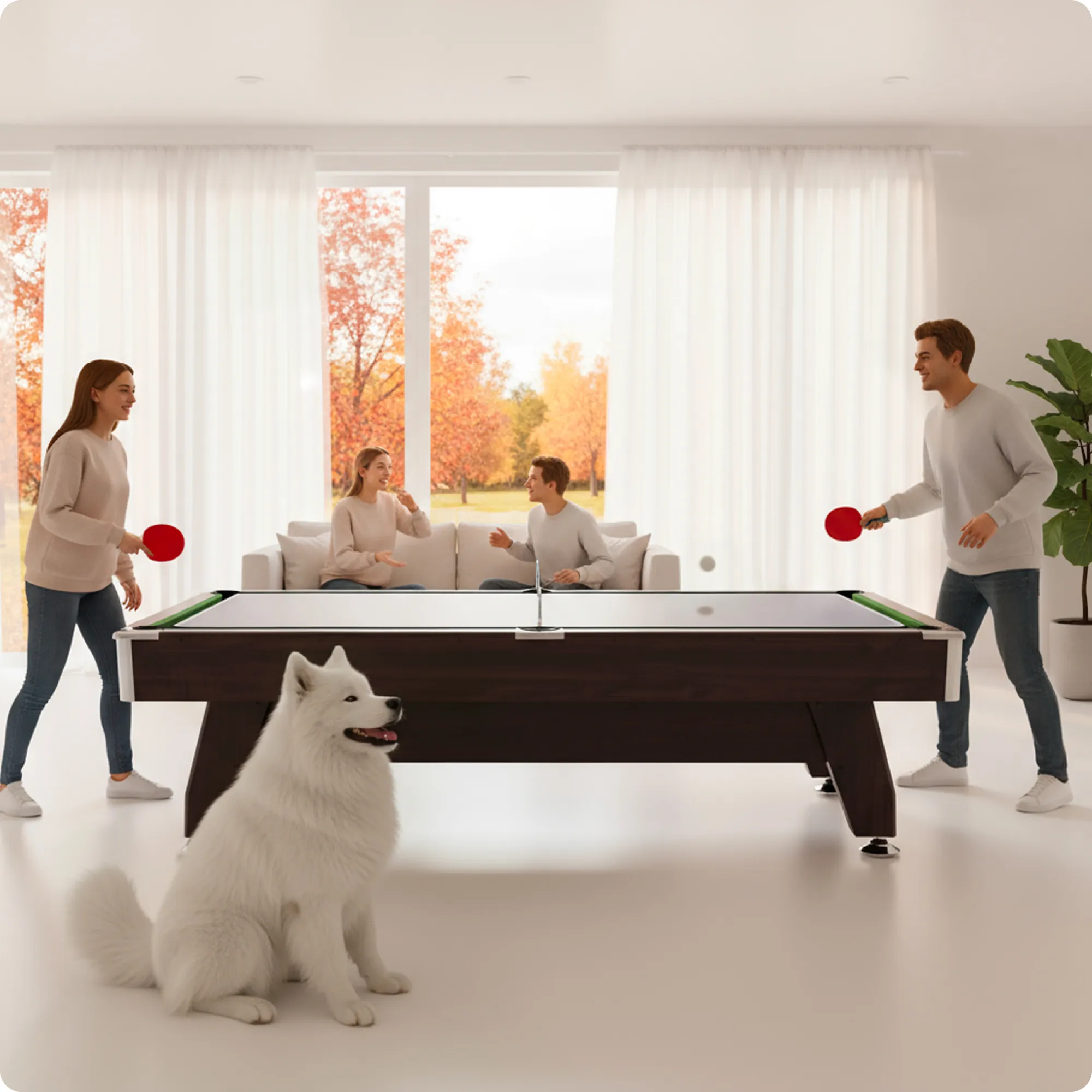 Ventajas de la mesa de billar BOLD-BLACK-8FT