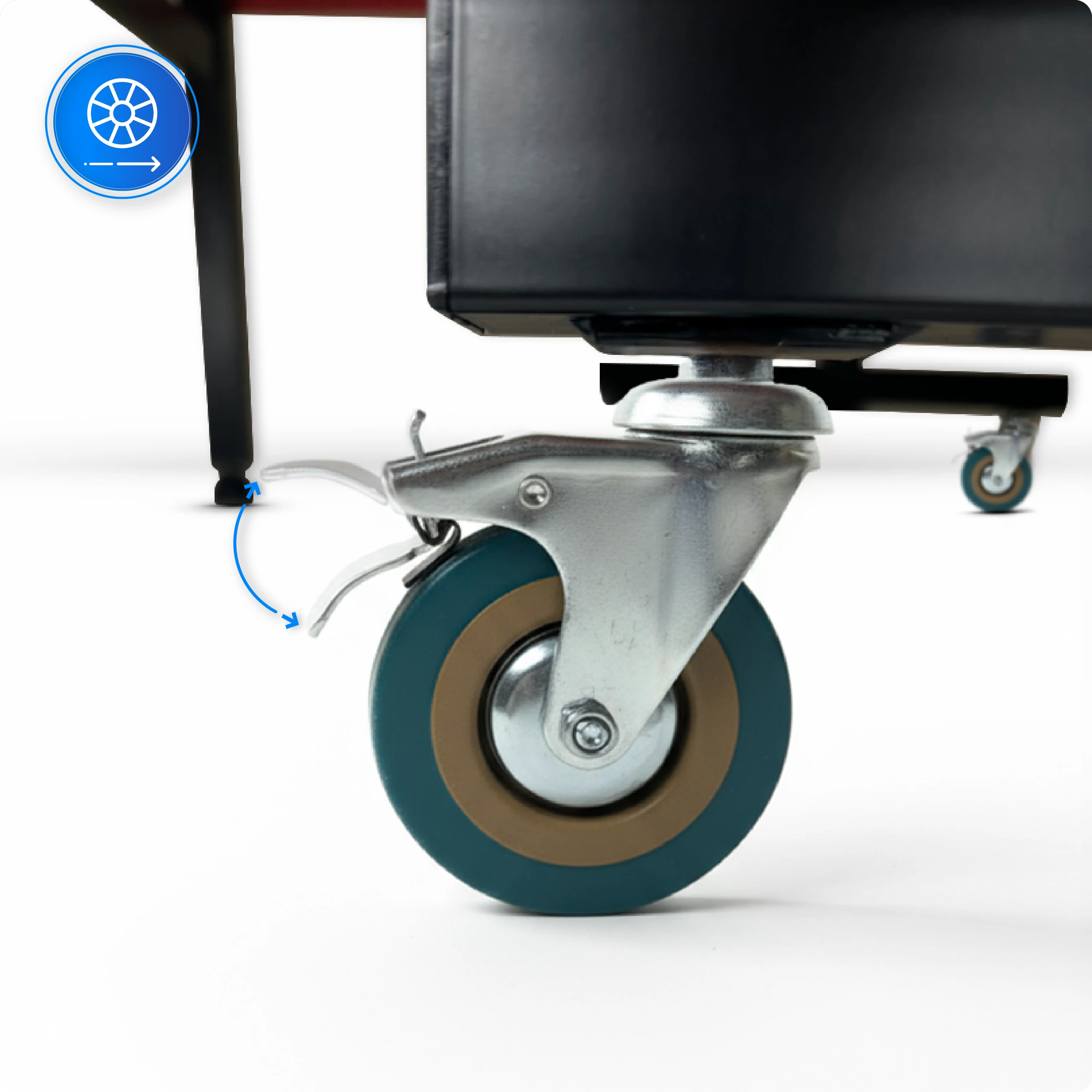 Mesa THUNDER VITAL-18-BLUE fácil de mover