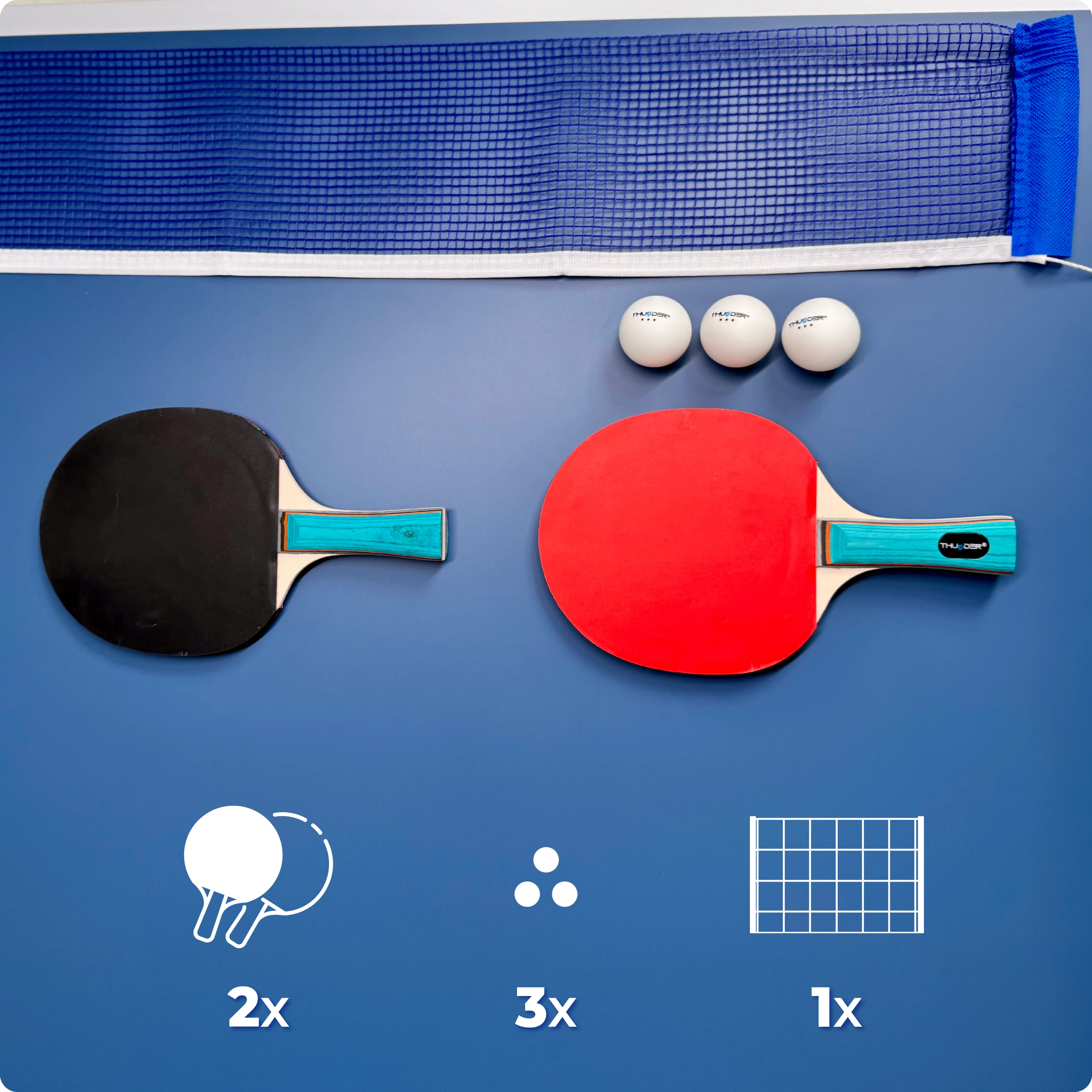 Contenido del conjunto THUNDER VITAL-18-BLUE