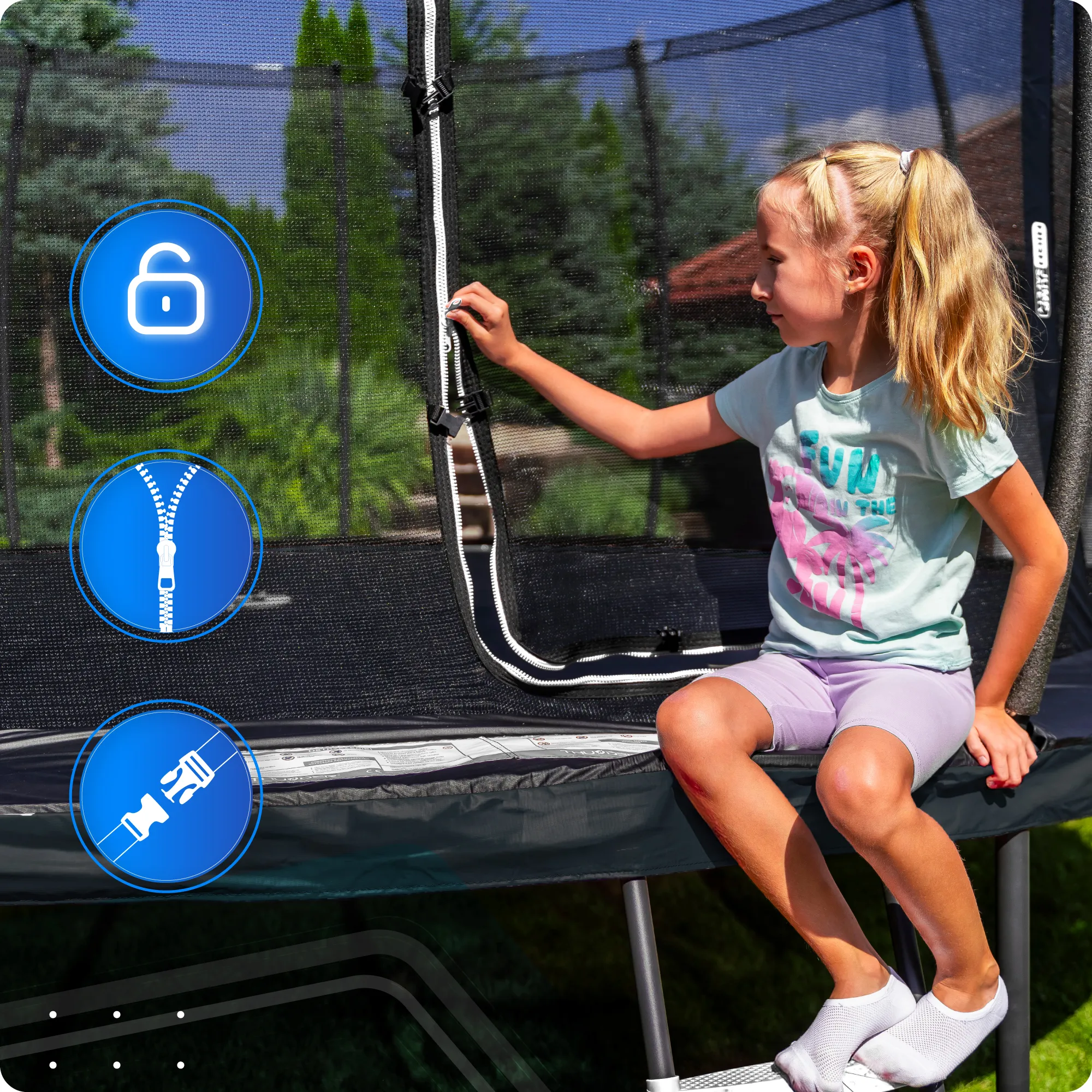 Seguridad del trampolín