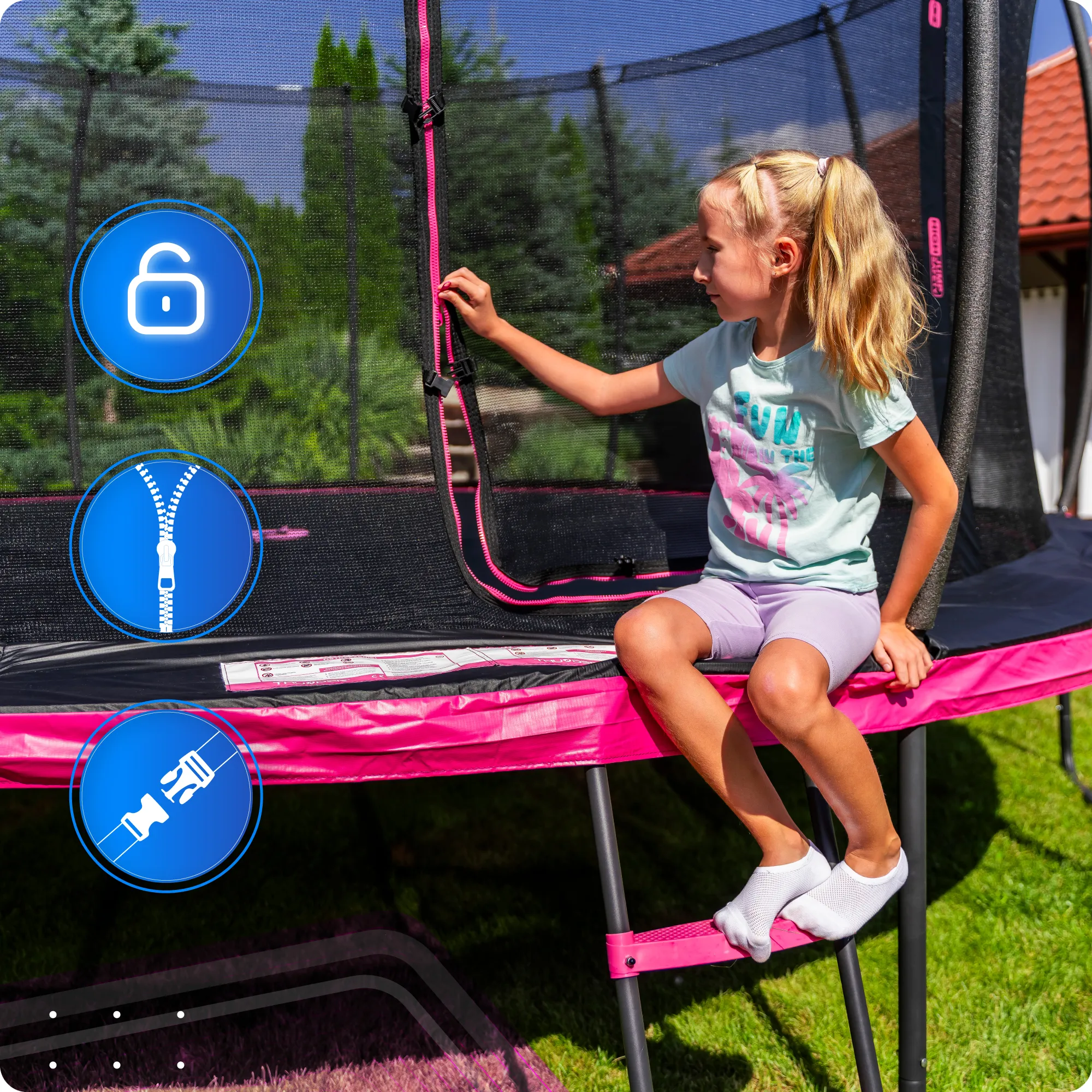 Seguridad del trampolín