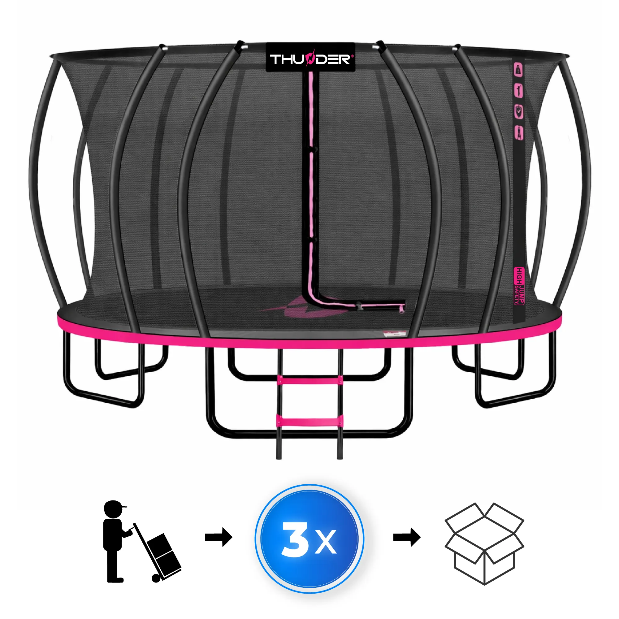 Incluido en el kit del trampolín Thunder 16ft