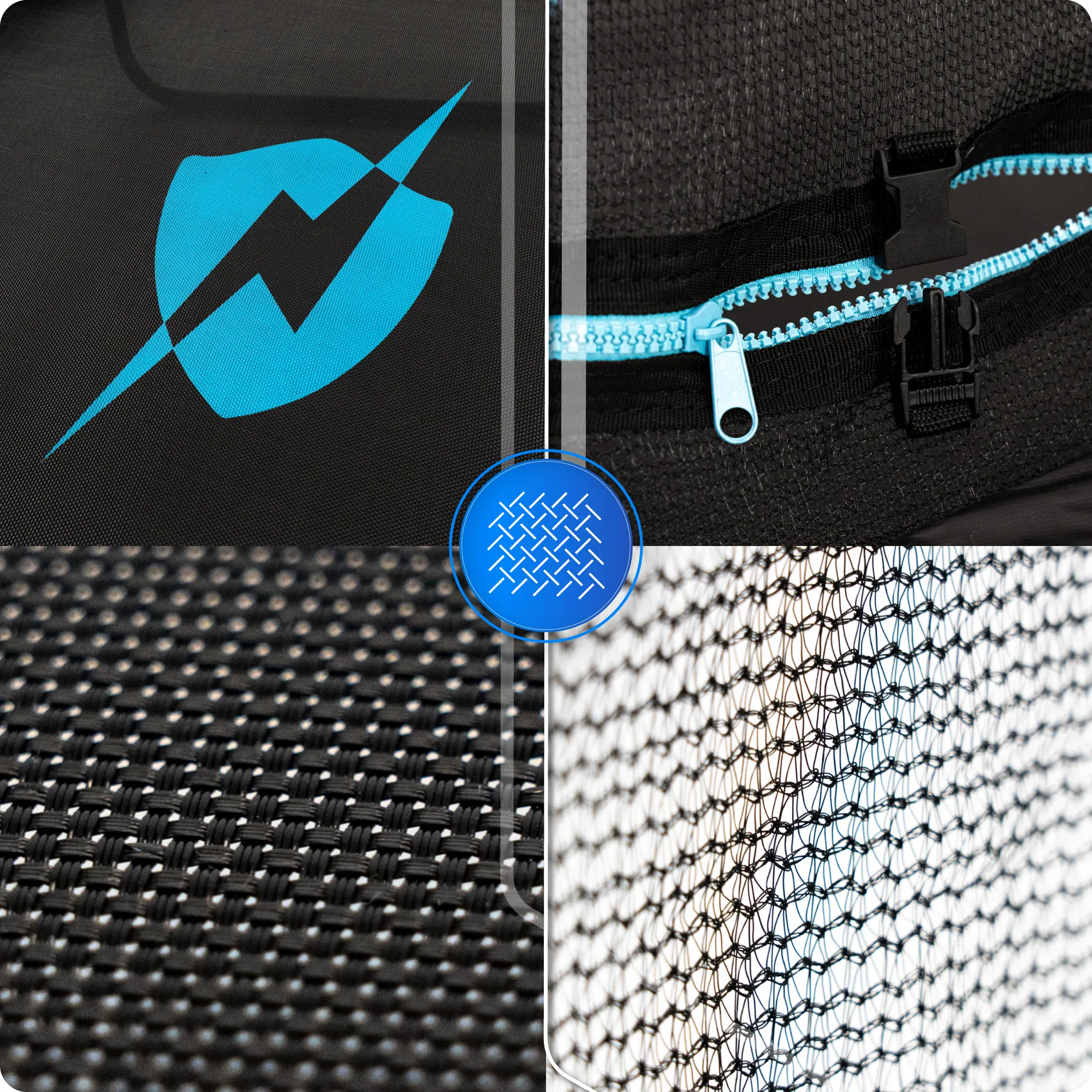 Entrada segura de la cama elástica