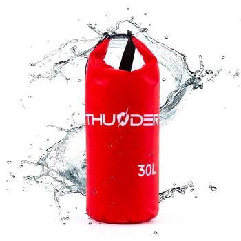 Bolsa impermeable 30 L THUNDER roja