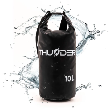 Bolsa impermeable 10 L THUNDER negra