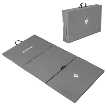 Colchoneta de gimnasia gris 197x100x5 THUNDER