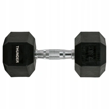 Mancuerna hexagonal 12,5 kg THUNDER