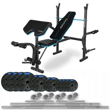 Set de musculación 105 KG con banco VIGOR-A de THUNDER 