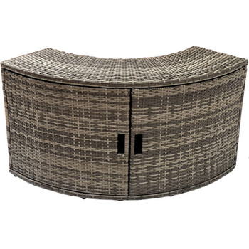 Armario con puertas THUNDER para JACUZZI redondo - color gris