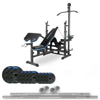 Set de musculación de 70 kg con banco VIGOR-C marca THUNDER 