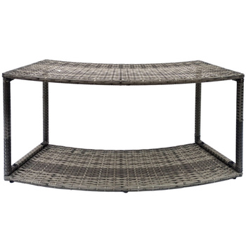 Armario sin puertas THUNDER para JACUZZI redondo - color gris