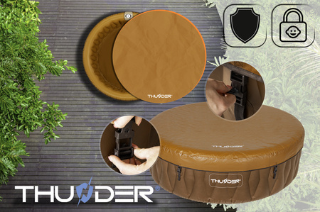 Jacuzzi hinchable de jardín THUNDER MOCHA
