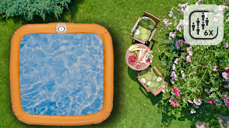 Jacuzzi hinchable de jardín THUNDER BREVE