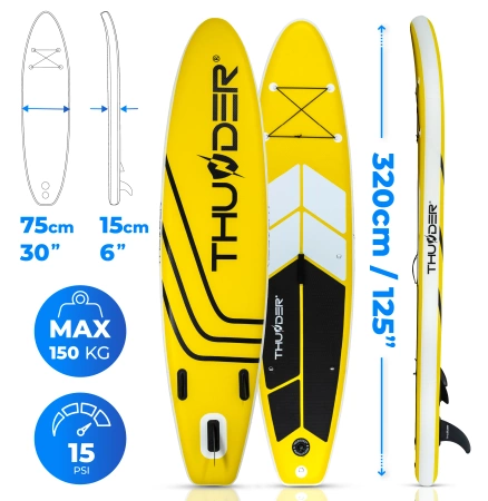 Tabla SUP 320cm THUNDER COAST YELLOW