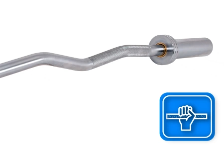 Barra olímpica ligeramente rota 120 cm THUNDER