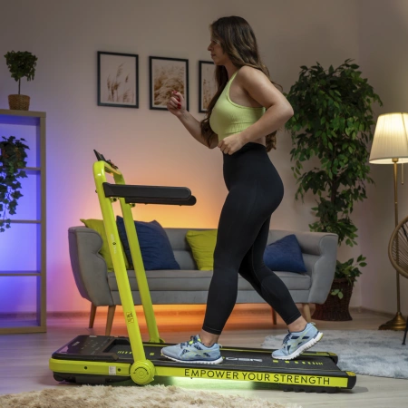 Cinta de correr eléctrica THUNDER IMPACT-LIME