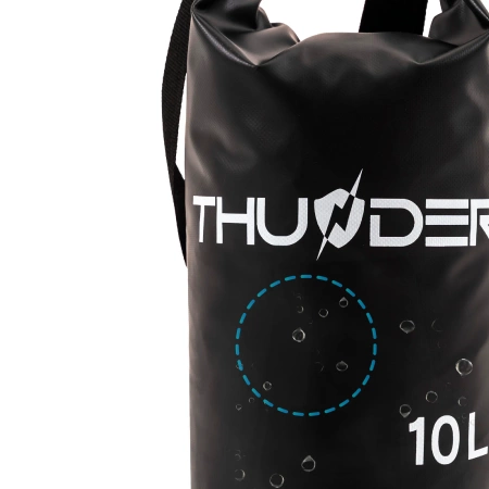 Bolsa impermeable 10 L THUNDER negra