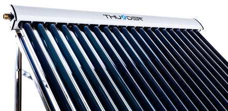 Colector solar THUNDER sin depósito, 20 tubos + soporte
