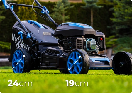 Cortacésped de gasolina Hexwelt HW-KS-200 51cm 3,8kW con autopropulsión