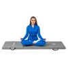 Colchoneta de gimnasia gris 180x60x4 THUNDER