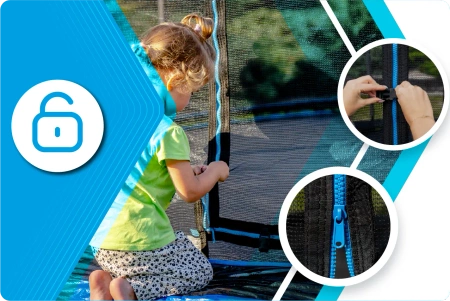 TRAMPOLÍN THUNDER INSIDE ULTRA 10FT (305 cm) AZUL