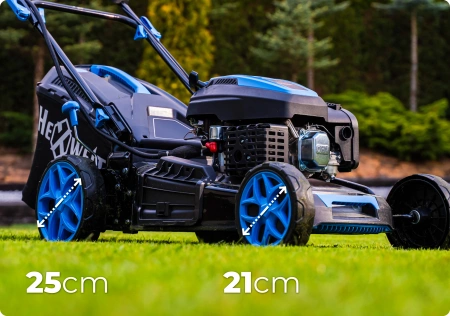 Cortacésped de gasolina Hexwelt HW-KS-224 53cm 4,4kW con autopropulsión