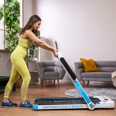 Cinta de correr eléctrica THUNDER RACE-WHITE