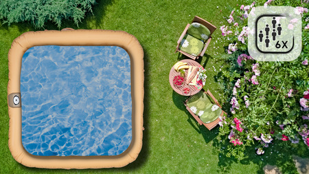 Spa hinchable de jardín THUNDER FRAPPE