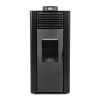 Estufa de pellets VAYNE BLACK 12 kW con camisa de agua