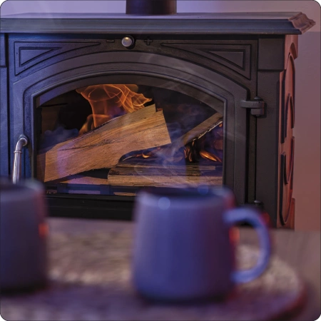 Cocina de leña de hierro fundido WESTA 17 kW