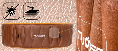 Spa hinchable de jardín THUNDER MOCHA