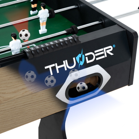 Futbolín plegable 4FT THUNDER HEXAGON
