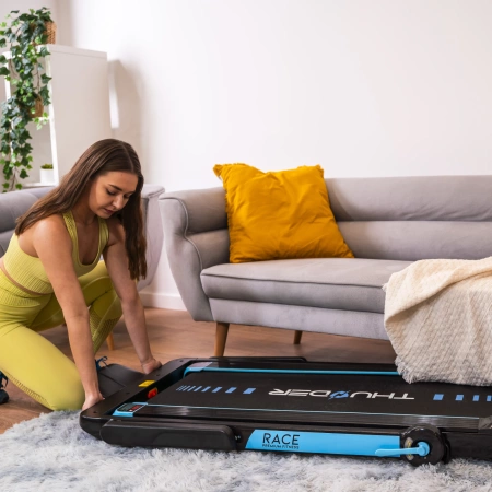 Cinta de correr eléctrica THUNDER RACE-NEGRA