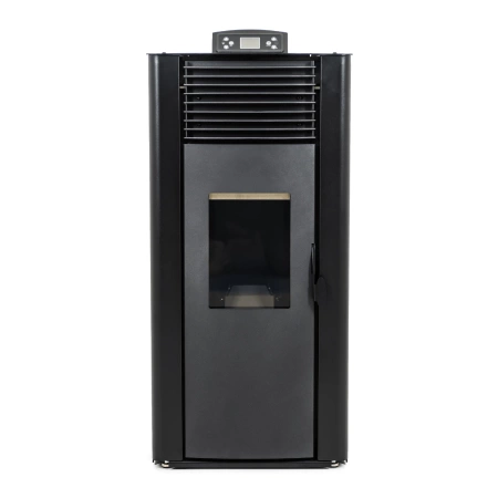 Estufa de pellets VAYNE BLACK 12 kW con camisa de agua