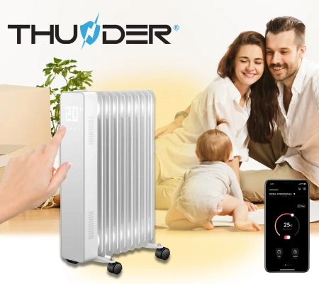 Radiador de aceite THUNDER SIMPLE-WHITE 2500 W