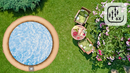 Jacuzzi hinchable de jardín THUNDER LATTE