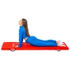 Colchoneta de gimnasia roja 180x60x4 THUNDER