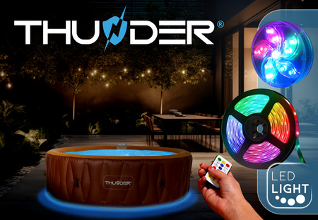 Jacuzzi hinchable de jardín THUNDER MOCHA