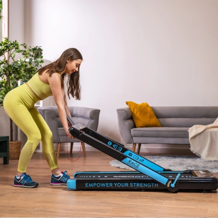 Cinta de correr eléctrica THUNDER RACE-NEGRA