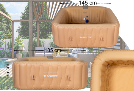 Spa hinchable de jardín THUNDER FRAPPE