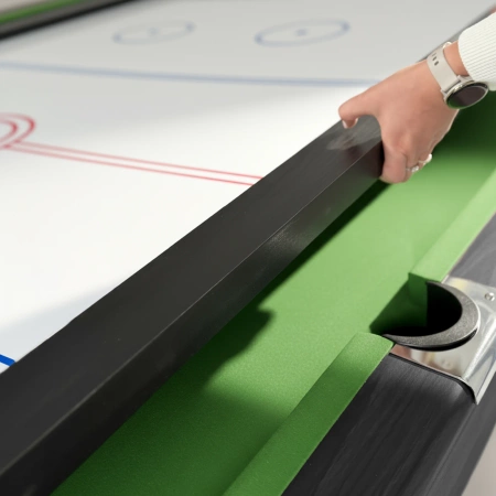 THUNDER mesa de billar con platillo/ping pong superpuesto 9FT - BOLD-BLACK